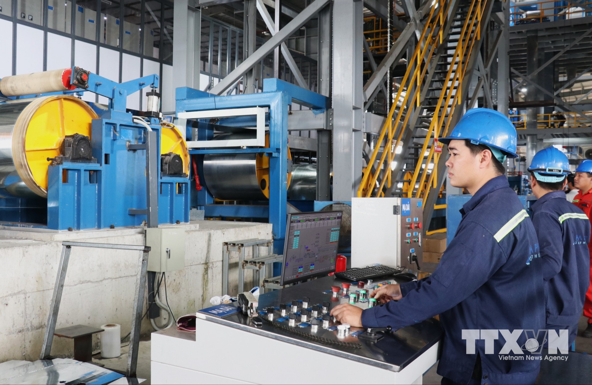 Các doanh nghiệp tại Tây Ninh xác định việc đổi mới công nghệ là nền tẳng để thúc đẩy kinh tế, từng bước hội nhập sâu với thế giới. (Ảnh: Bùi Giang/TTXVN)